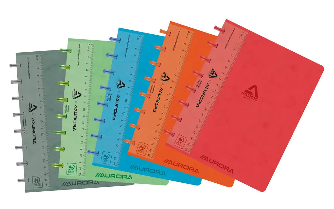 ADOC Ringbuch LIN-EX A5 3845.748 assortiert, kariert 144 Seiten