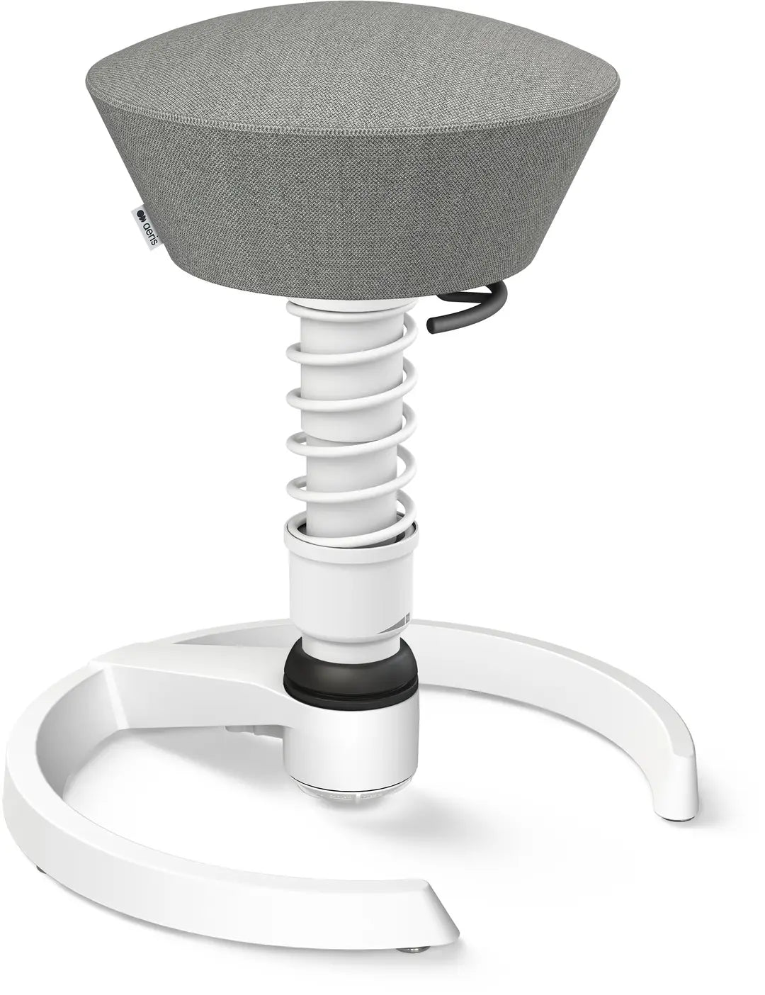 AERIS Sitzhocker Swopper 101STWHWHCP2 grau/weiss, mit Gleiter
