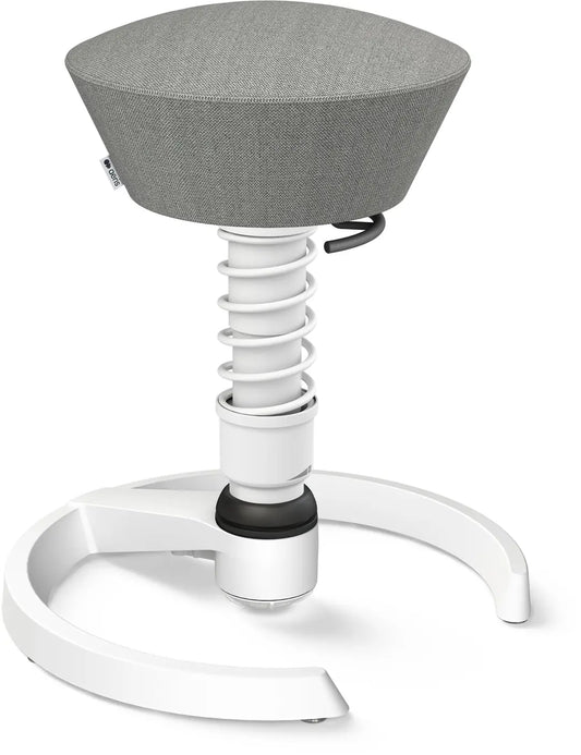AERIS Sitzhocker Swopper 101STWHWHCP2 grau/weiss, mit Gleiter