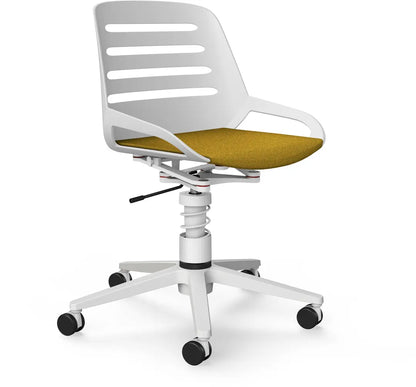 AERIS Bürodrehstuhl Numo Task 962WRSTWHCU6 gelb/weiss