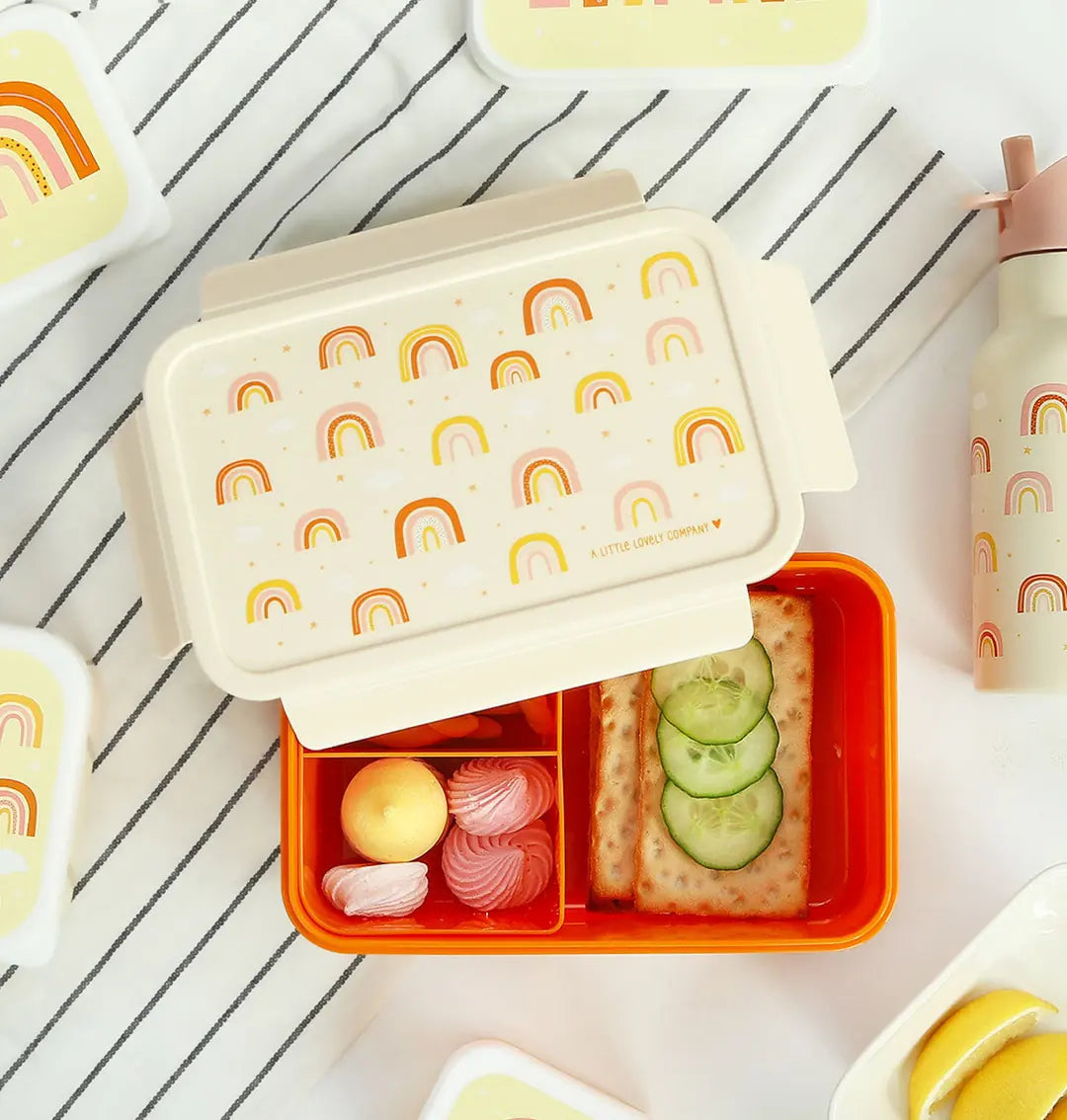 ALLC Lunch Box 22x7x14.5cm BBRAOR63 Regenbogen