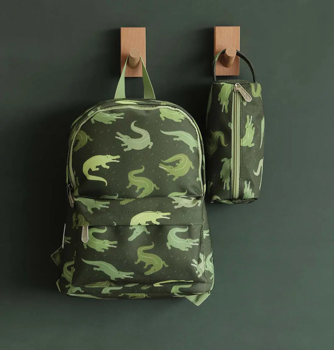 ALLC Kleiner Rucksack Krokodile BPCRGR70 23.5x30x10cm