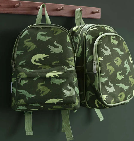 ALLC Kleiner Rucksack Krokodile BPCRGR70 23.5x30x10cm