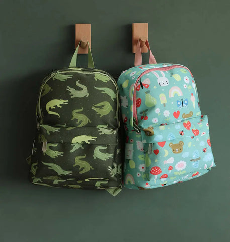 ALLC Kleiner Rucksack Krokodile BPCRGR70 23.5x30x10cm