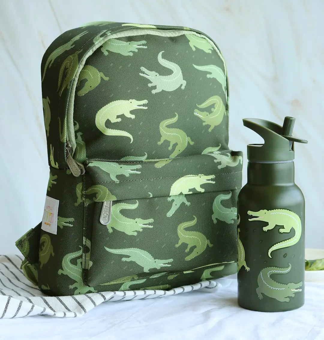 ALLC Kleiner Rucksack Krokodile BPCRGR70 23.5x30x10cm