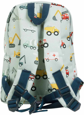 ALLC Kleiner Rucksack Fahrzeuge BPVEBU69 23.5x30x10cm