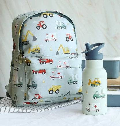 ALLC Kleiner Rucksack Fahrzeuge BPVEBU69 23.5x30x10cm