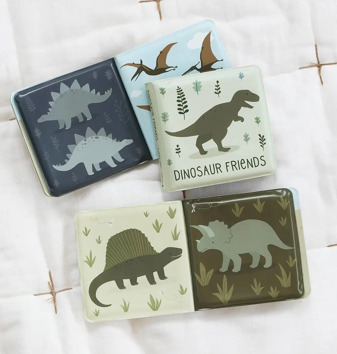 ALLC Badebuch 12x12x3cm BTBBDF12 Dinosaurs
