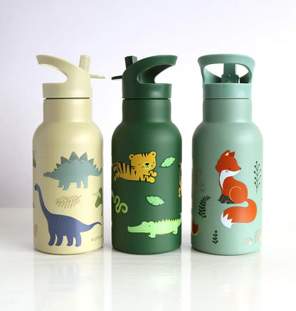 ALLC Trinkflasche Dinosaurs DBSSDI40 beige