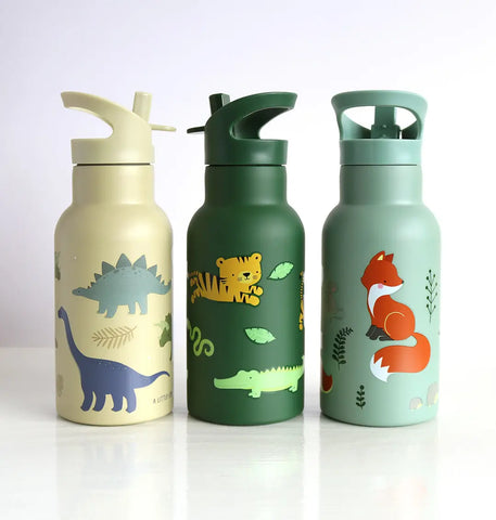 ALLC Trinkflasche Dinosaurs DBSSDI40 beige
