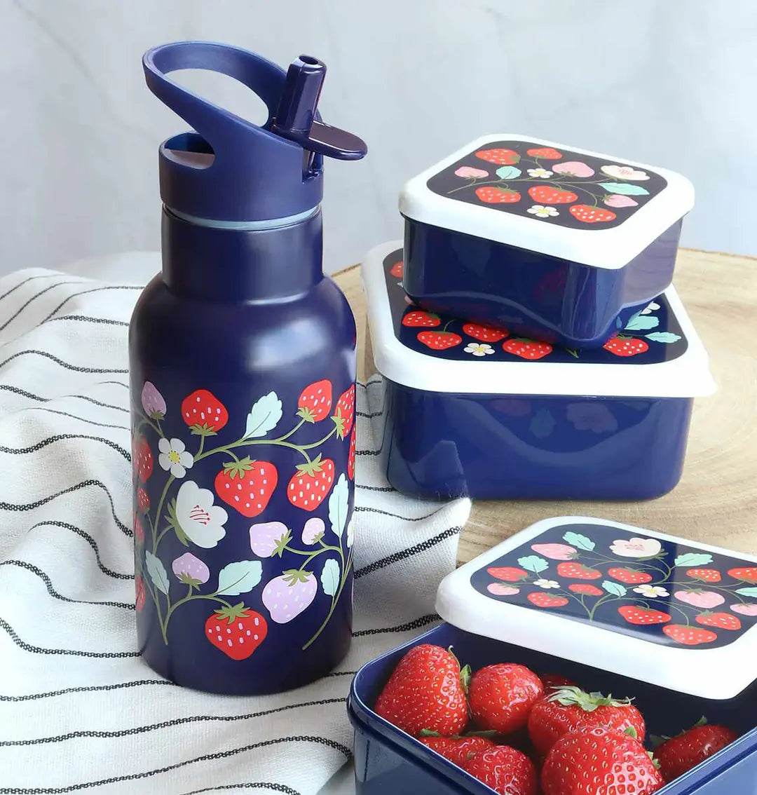 ALLC Trinkflasche Strawberries DBSSST69 Stainless 7.3x20cm