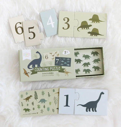 ALLC Zahlenpuzzle PGCPDI02 Dinosaur 10-teilig