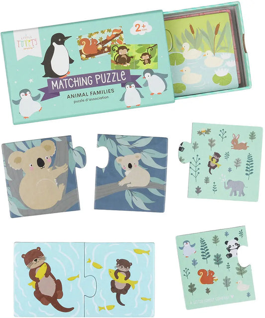 ALLC Puzzle PGMPAN11 Animal Family 20-teilig