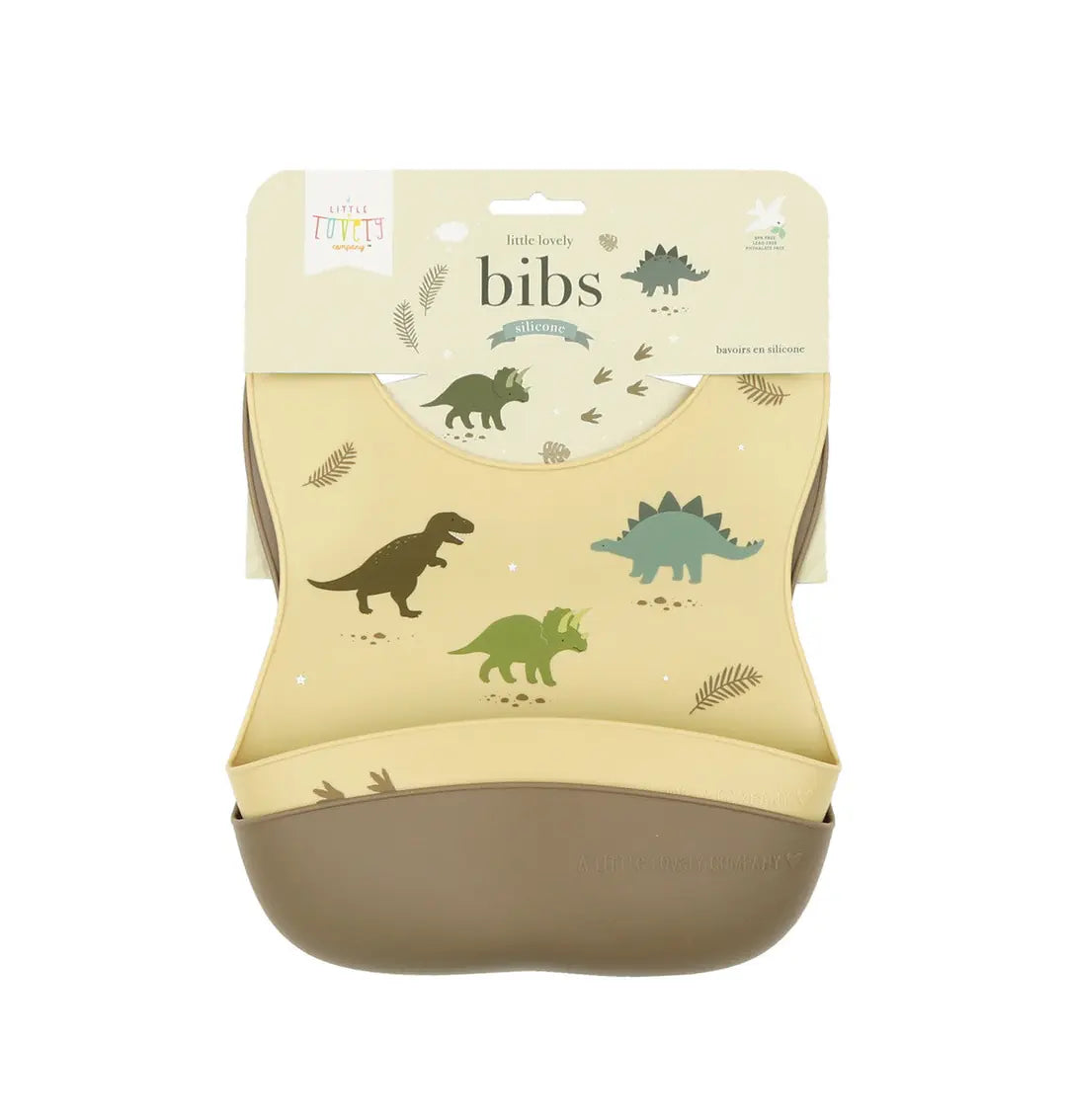 ALLC Silikonlätzchen SBDIGR02 Dinosaurs 2 Stück