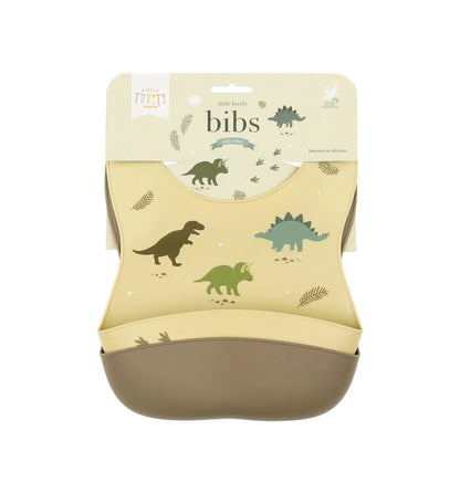 ALLC Silikonlätzchen SBDIGR02 Dinosaurs 2 Stück