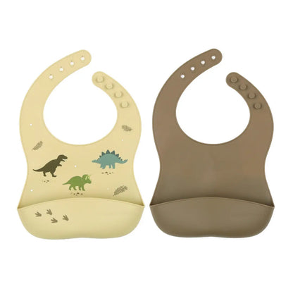 ALLC Silikonlätzchen SBDIGR02 Dinosaurs 2 Stück