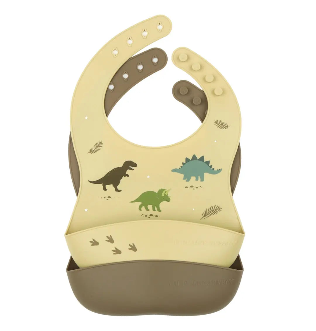 ALLC Silikonlätzchen SBDIGR02 Dinosaurs 2 Stück