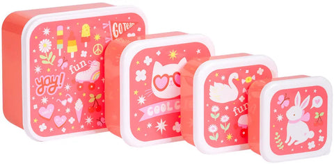ALLC Lunch & snack box set SBSEFU75 Fun