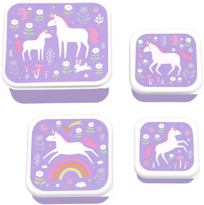 ALLC Lunch & snack box set SBSEUD73 Einhorn