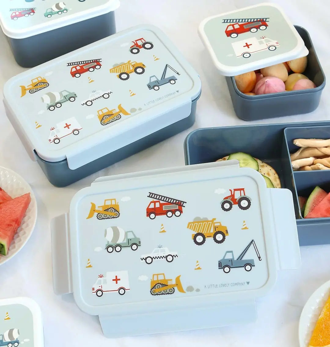 ALLC Lunch Box Fahrzeuge SBVEBU53 blau 22x14.5x7cm