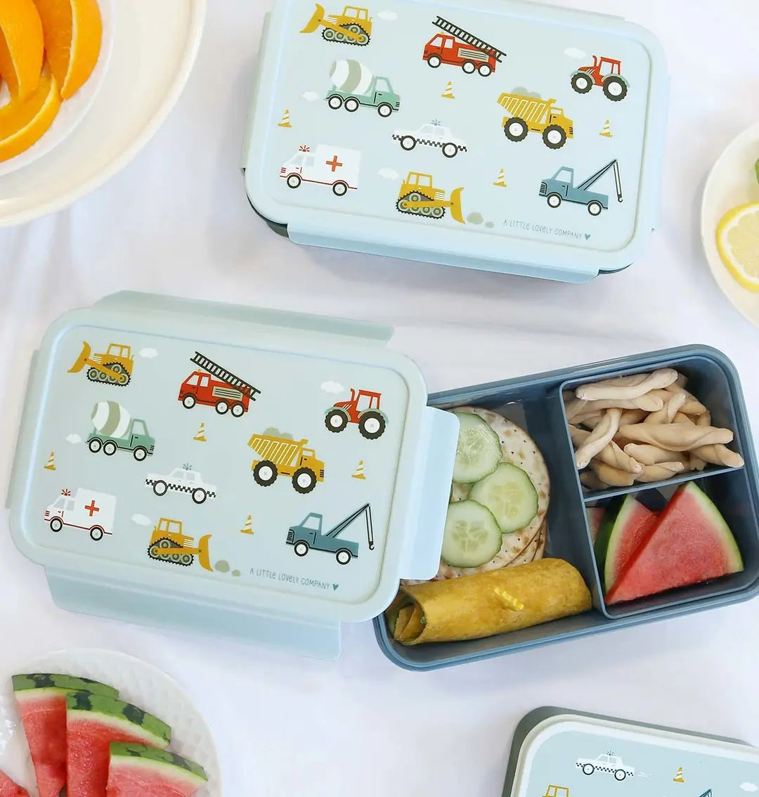 ALLC Lunch Box Fahrzeuge SBVEBU53 blau 22x14.5x7cm