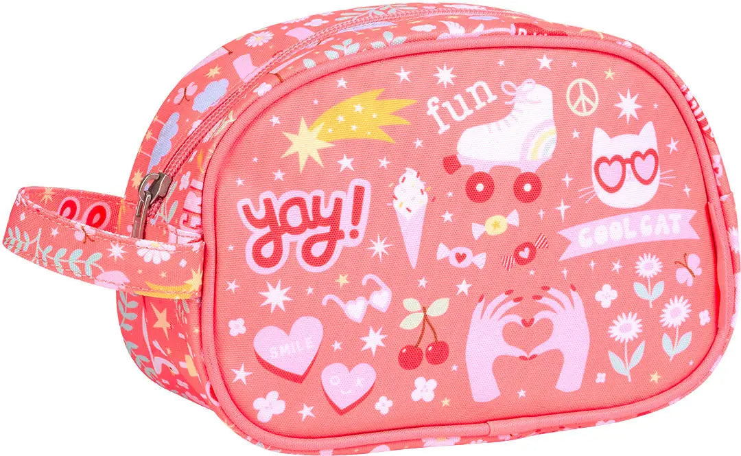 ALLC Kulturbeutel Fun TOFUCO11 rosa 20.5x14x9.5cm