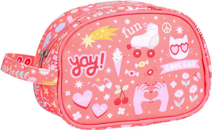 ALLC Kulturbeutel Fun TOFUCO11 rosa 20.5x14x9.5cm