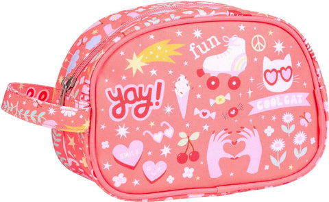 ALLC Kulturbeutel Fun TOFUCO11 rosa 20.5x14x9.5cm