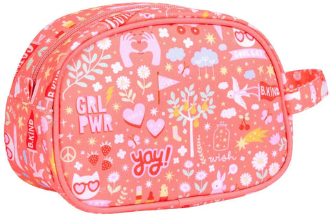 ALLC Kulturbeutel Fun TOFUCO11 rosa 20.5x14x9.5cm