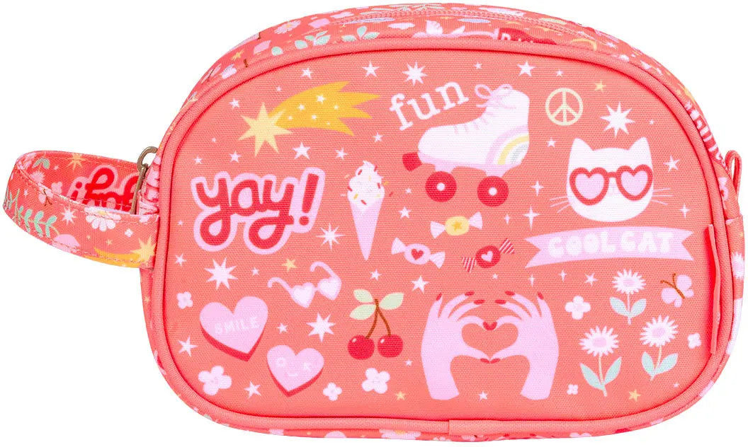 ALLC Kulturbeutel Fun TOFUCO11 rosa 20.5x14x9.5cm