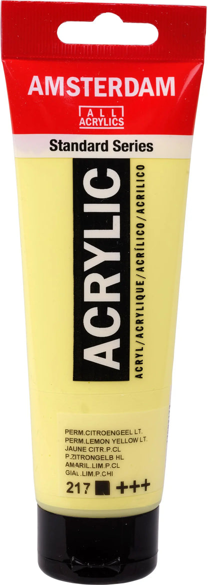 AMSTERDAM Acrylfarbe 120ml 17092172 permanent zitronengelb 217