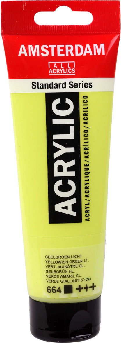 AMSTERDAM Acrylfarbe 120ml 17096642 gelbgrün hell 664
