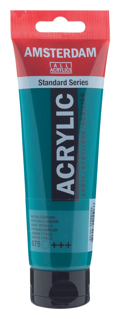 AMSTERDAM Acrylfarbe 120ml 17096752 phthalogrün 675