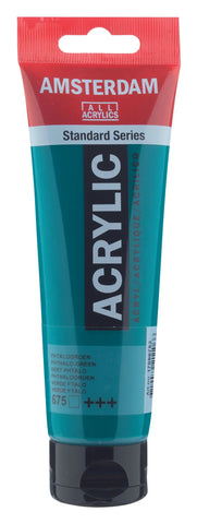 AMSTERDAM Acrylfarbe 120ml 17096752 phthalogrün 675