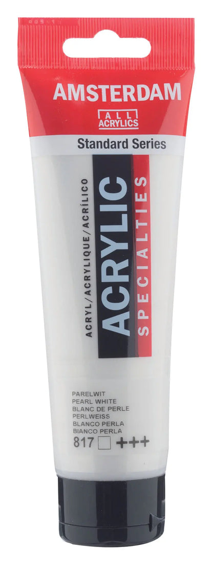 AMSTERDAM Acrylfarbe 120ml 17098172 perlweiss 817