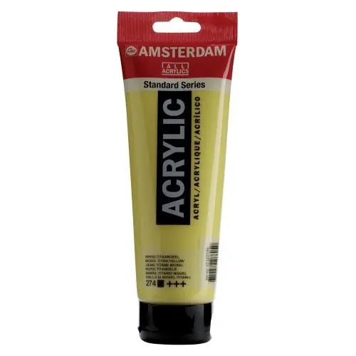 AMSTERDAM Acrylfarbe 250ml 17122740 nickeltit.gelb 274