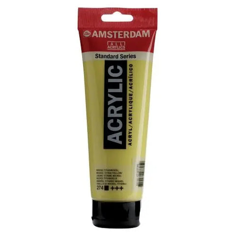 AMSTERDAM Acrylfarbe 250ml 17122740 nickeltit.gelb 274