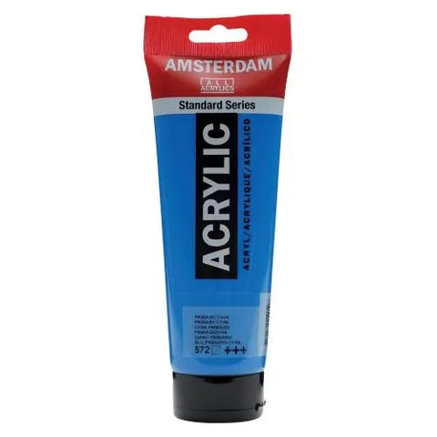 AMSTERDAM Acrylfarbe 250ml 17125720 prim.zyan 572