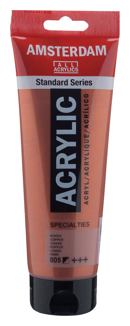 AMSTERDAM Acrylfarbe 250ml 17128050 or fonce 805