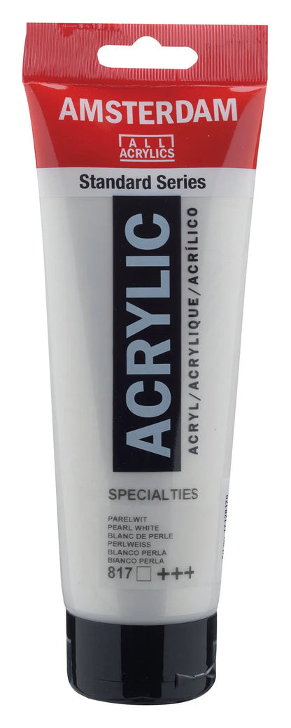 AMSTERDAM Acrylfarbe 250ml 17128170 perlweiss 817
