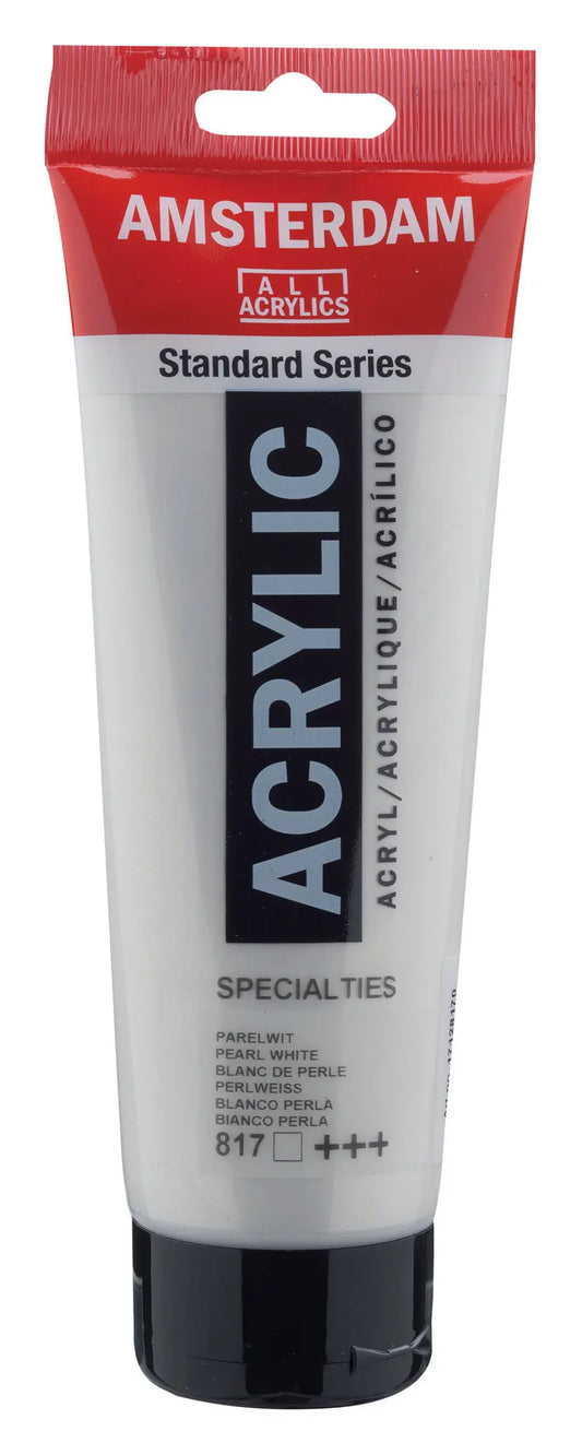 AMSTERDAM Acrylfarbe 250ml 17128170 perlweiss 817