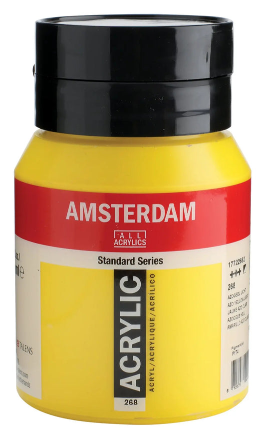 AMSTERDAM Acrylfarbe 500ml 17722682 Azogelb hell 268