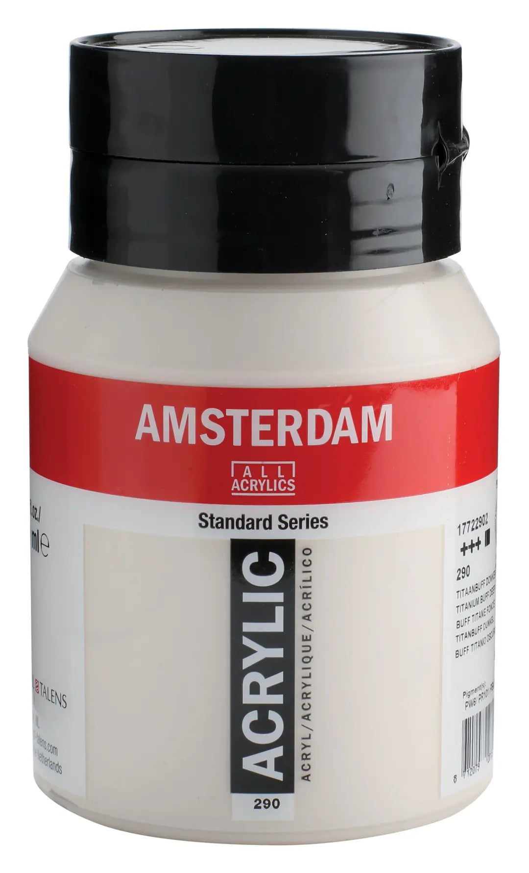 AMSTERDAM Acrylfarbe 500ml 17722902 titanbuff dunkel 290