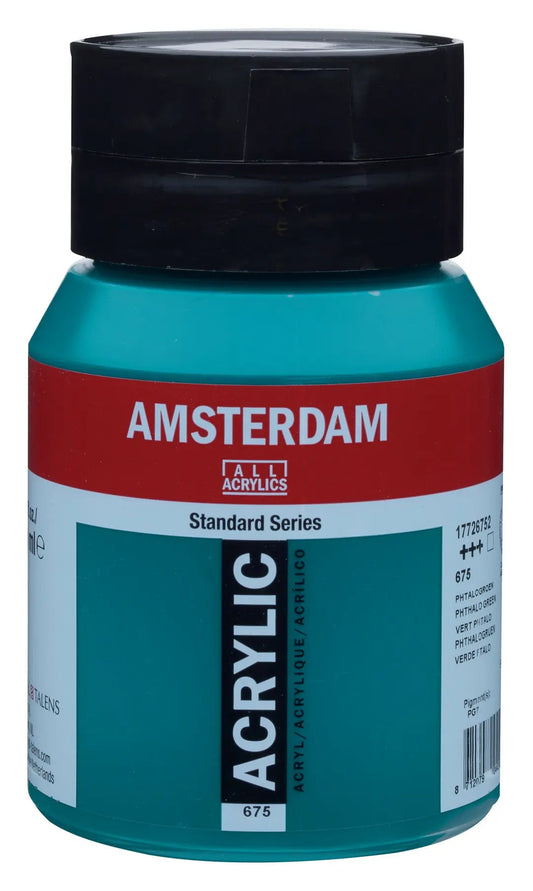 AMSTERDAM Acrylfarbe 500ml 17726752 phthalogrün 675