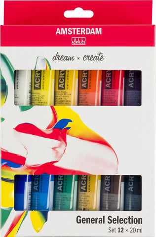 AMSTERDAM Standard Series Acryl Set 17820412 12x20ml