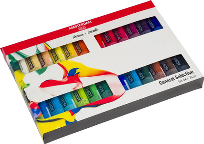 AMSTERDAM Standard Series Acryl Set 17820424 24x20ml