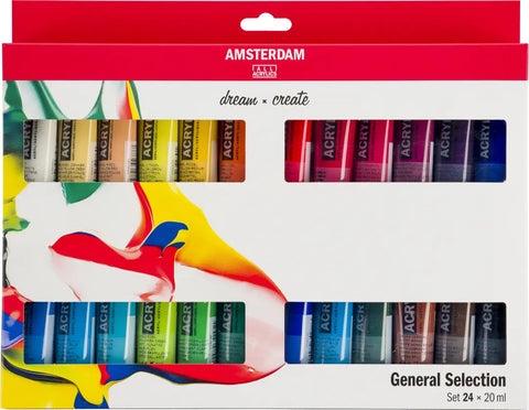 AMSTERDAM Standard Series Acryl Set 17820424 24x20ml