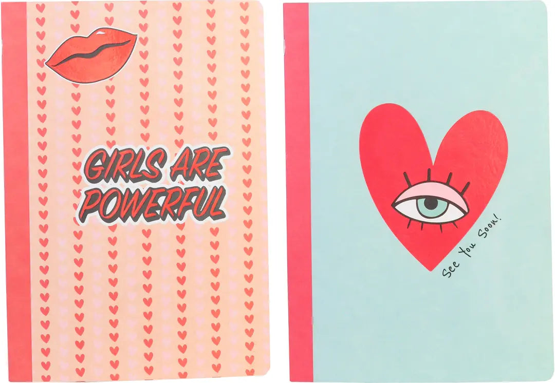 ANCOR Notizheft A5 Girl Power 112962 lines 90g 48 Bl.