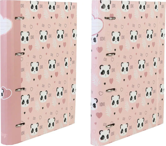 ANCOR Ringbuch A4 117059 B'LOG CUTE PANDA, liniert
