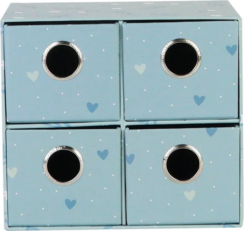ANCOR Schubladen Box 117943 B'LOG SWEET BLUE 4 Schubladen